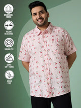 Men Plus Size Givrine Printed Shirt