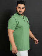 Men Plus Size Gizmo Printed Polo Tshirt - bigbanana