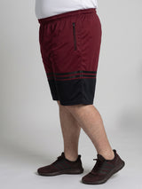 Men Plus Size Gladstone Colorblock Shorts