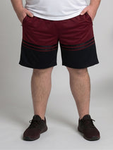 Men Plus Size Gladstone Colorblock Shorts