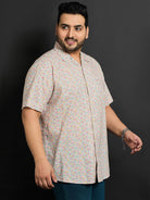 Men Plus Size Gotha Printed Shirt - bigbanana