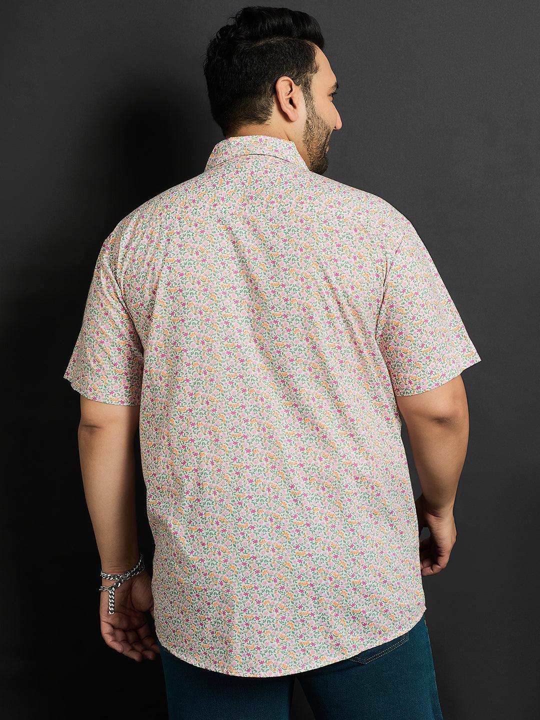 Men Plus Size Gotha Printed Shirt - bigbanana