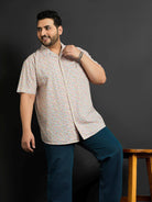 Men Plus Size Gotha Printed Shirt - bigbanana