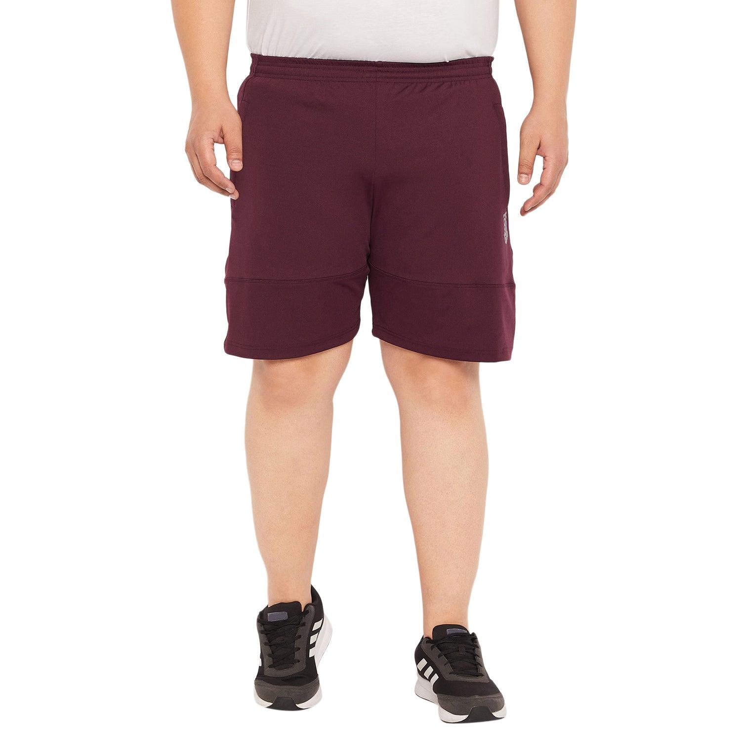 Men Plus Size Griffith Solid Shorts - bigbanana