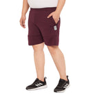 Men Plus Size Griffith Solid Shorts - bigbanana