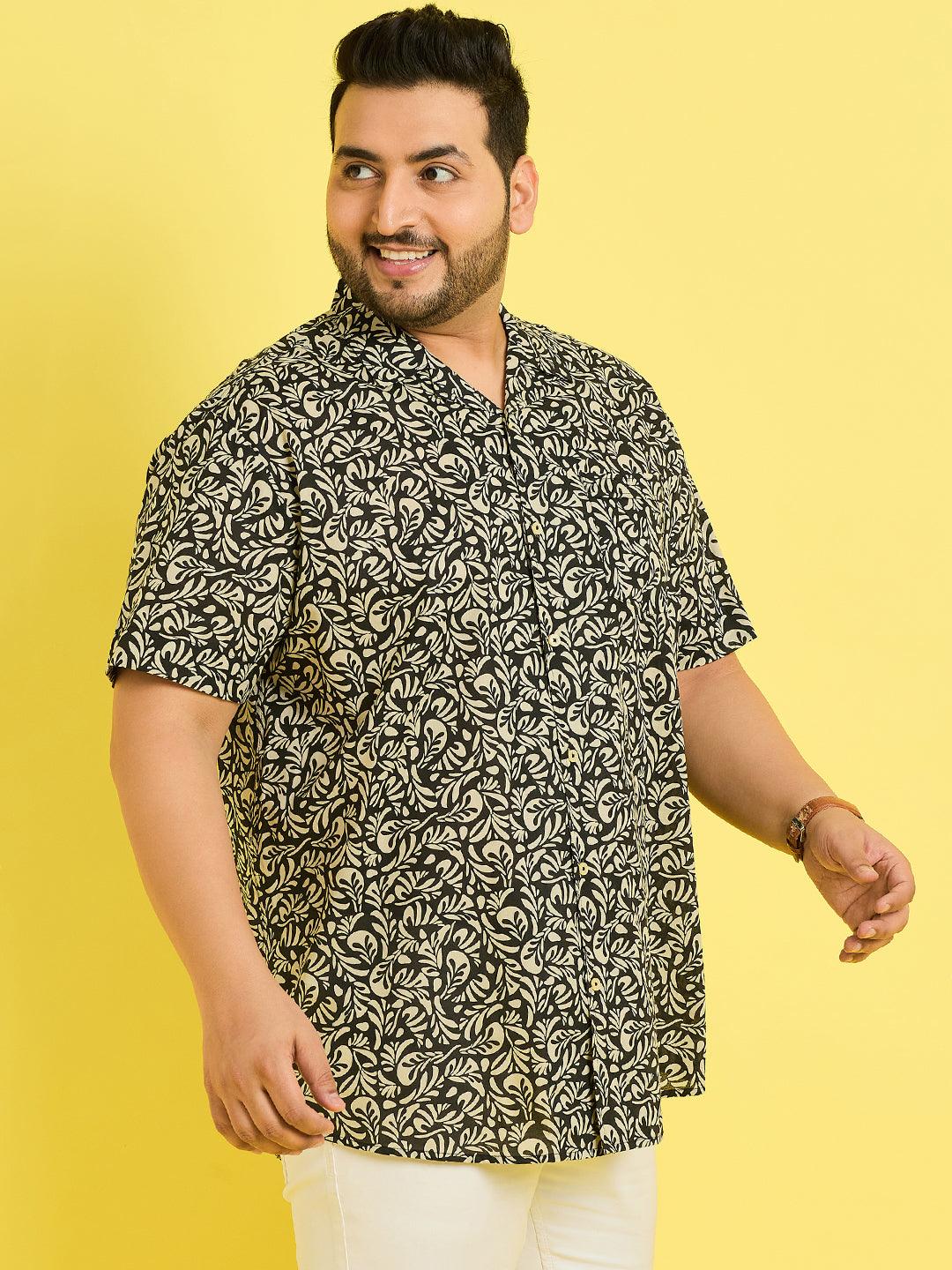 Men Plus Size Grosseto Printed Shirt - bigbanana