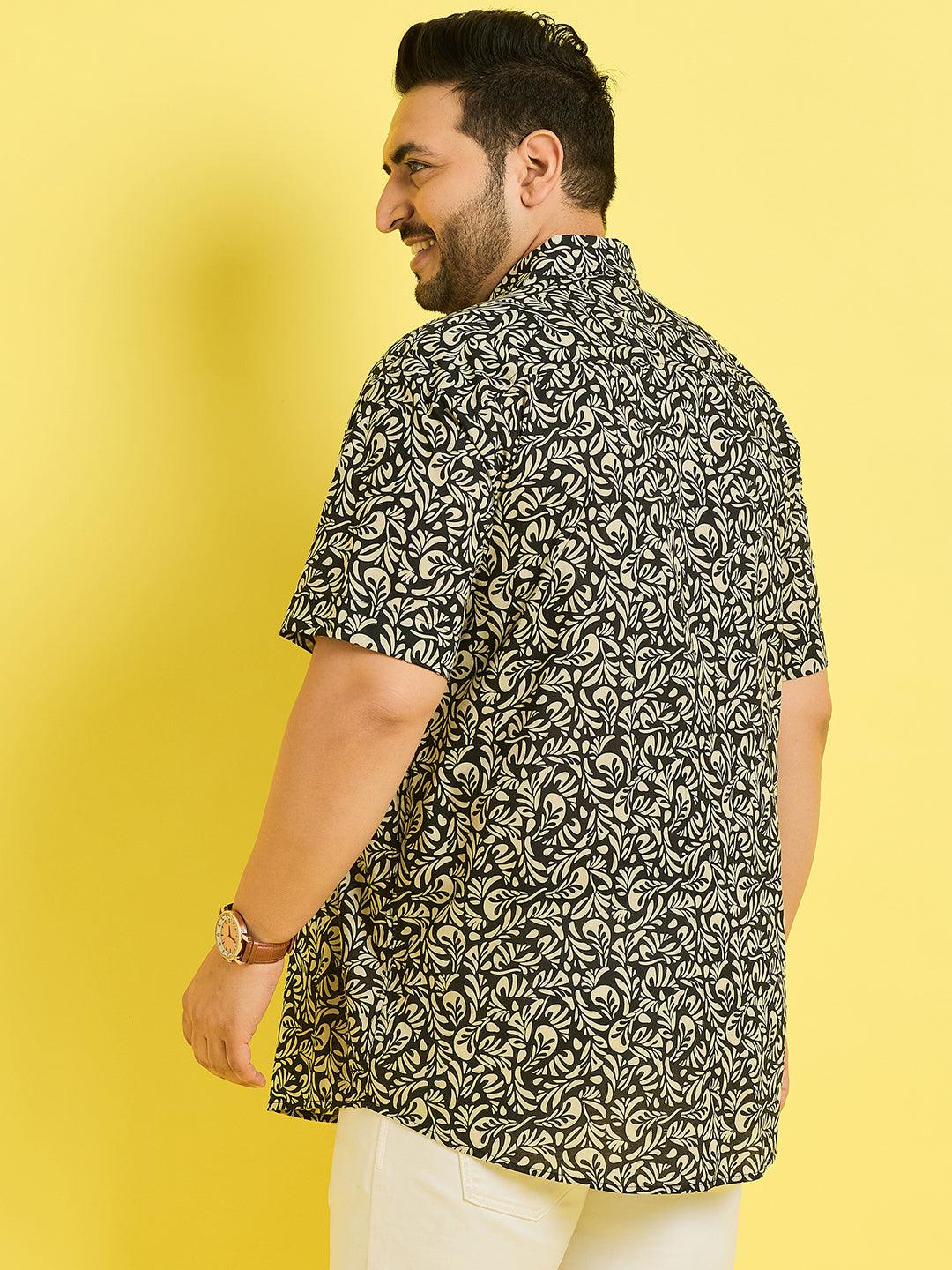 Men Plus Size Grosseto Printed Shirt - bigbanana