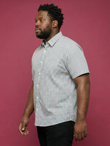 Men Plus Size Hale Multicolor Checkered Casual Shirt