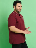 Men Plus Size Hefei Printed Polo Tshirt - bigbanana