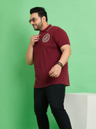 Men Plus Size Hefei Printed Polo Tshirt - bigbanana