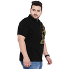 Men Plus Size Honor Printed Polo Tshirt - bigbanana