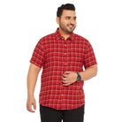 Men Plus Size Hyperon Check Shirt - bigbanana