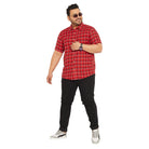 Men Plus Size Hyperon Check Shirt - bigbanana