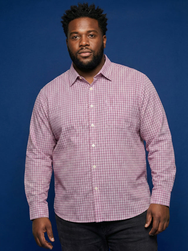 Men Plus Size Rosavelle Multi Check Shirts