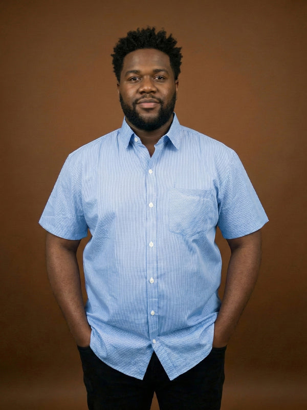 Men Plus Size Yuna Multicolor Checkered Casual Shirt