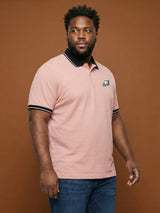 Men Plus Size Harpy Solid Polo Tshirt