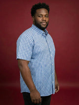 Men Plus Size Shale Multicolor Checkered Casual Shirt