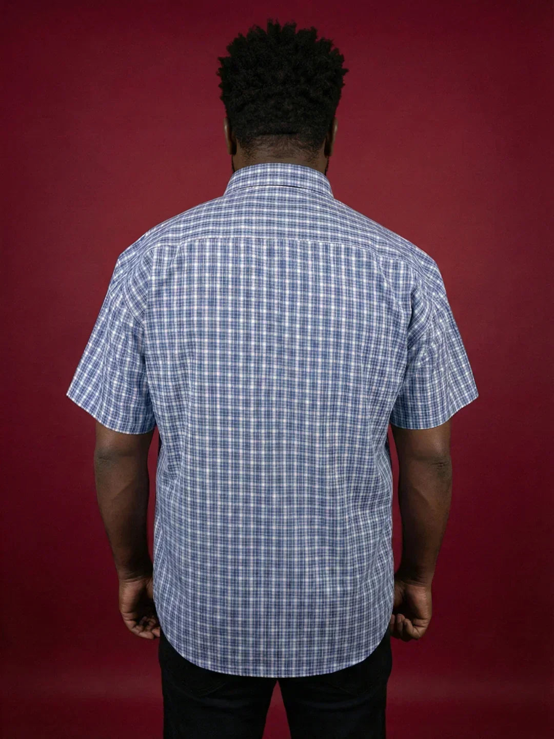 Men Plus Size Shale Multicolor Checkered Casual Shirt