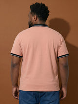 Men Plus Size Harpy Solid Polo Tshirt