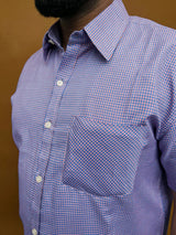 Men Plus Size Sway Multicolor Checkered Casual Shirt