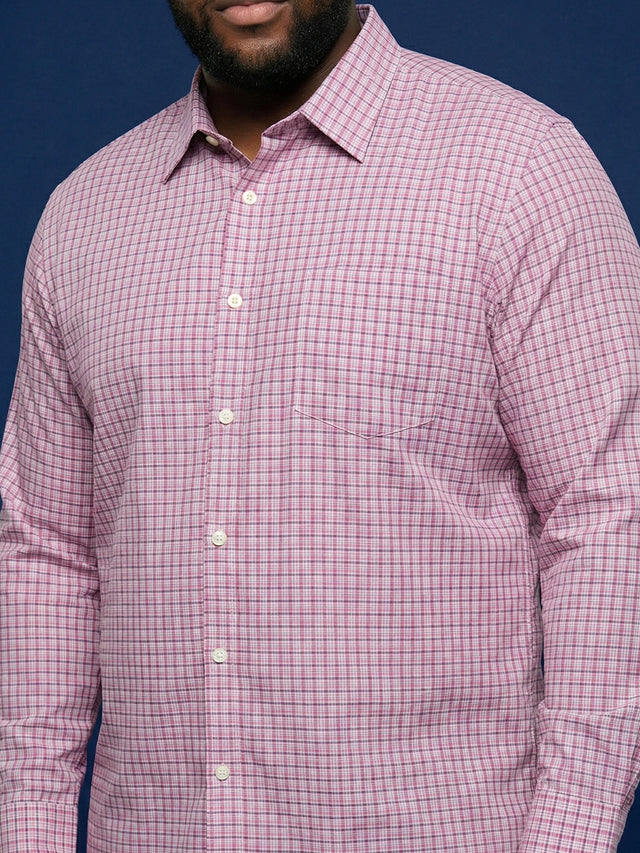 Men Plus Size Rosavelle Multi Check Shirts