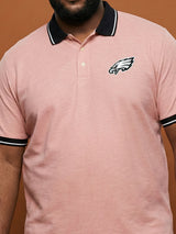 Men Plus Size Harpy Solid Polo Tshirt