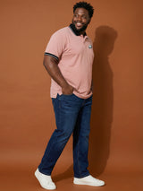 Men Plus Size Harpy Solid Polo Tshirt