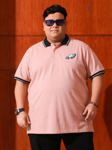 Men Plus Size Harpy Solid Polo Tshirt