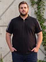 Men Plus Size Shawn Solid Polo Tshirt