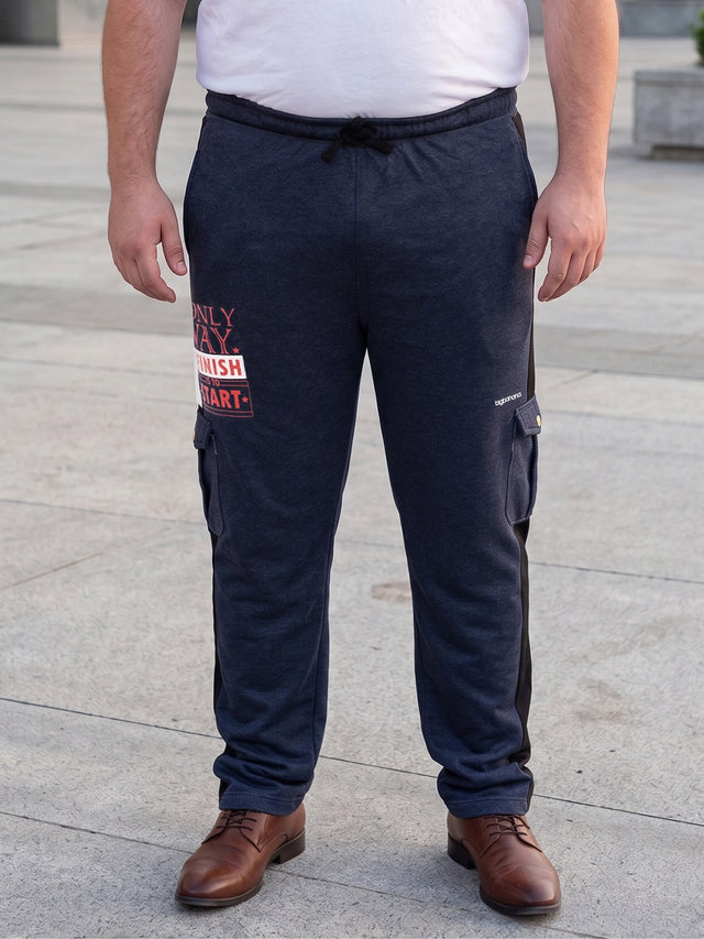 Men Plus Size Marlo Printed Trackpant