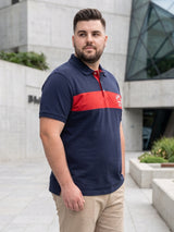 Men Plus Size Fraser Solid Polo Tshirt