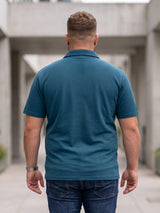 Men Plus Size Kavroze Teal Polo Tshirts