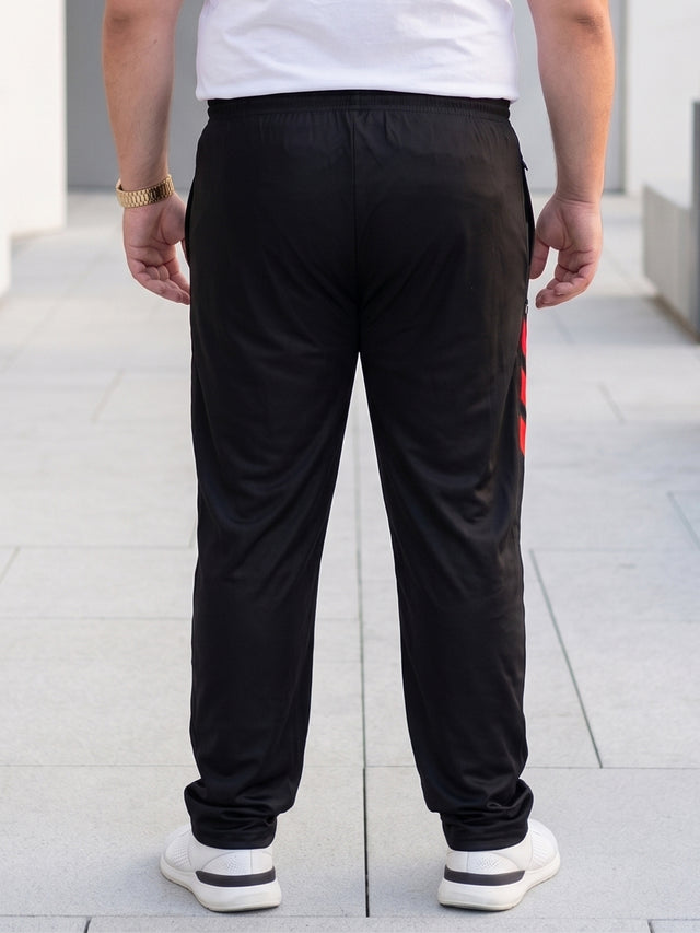 Men Plus Size Lami Colorblock Trackpant