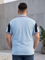 Men Plus Size Trench Printed Polo Tshirt