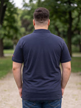 Men Plus Size Ripley Colorblock Polo Tshirt