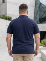 Men Plus Size Fraser Solid Polo Tshirt