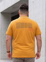 Men Plus Size Chiko Printed Polo Tshirt