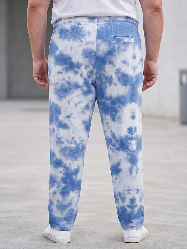 Men Plus Size Snoozure Multi Printed Trackpant