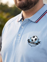 Men Plus Size Trench Printed Polo Tshirt