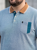 Men Plus Size Koriyo Solid Polo Tshirt