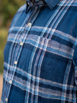 Men Plus Size Barra Multi Check Shirts