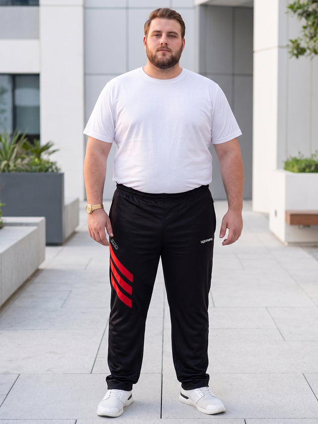 Men Plus Size Lami Colorblock Trackpant