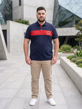 Men Plus Size Fraser Solid Polo Tshirt
