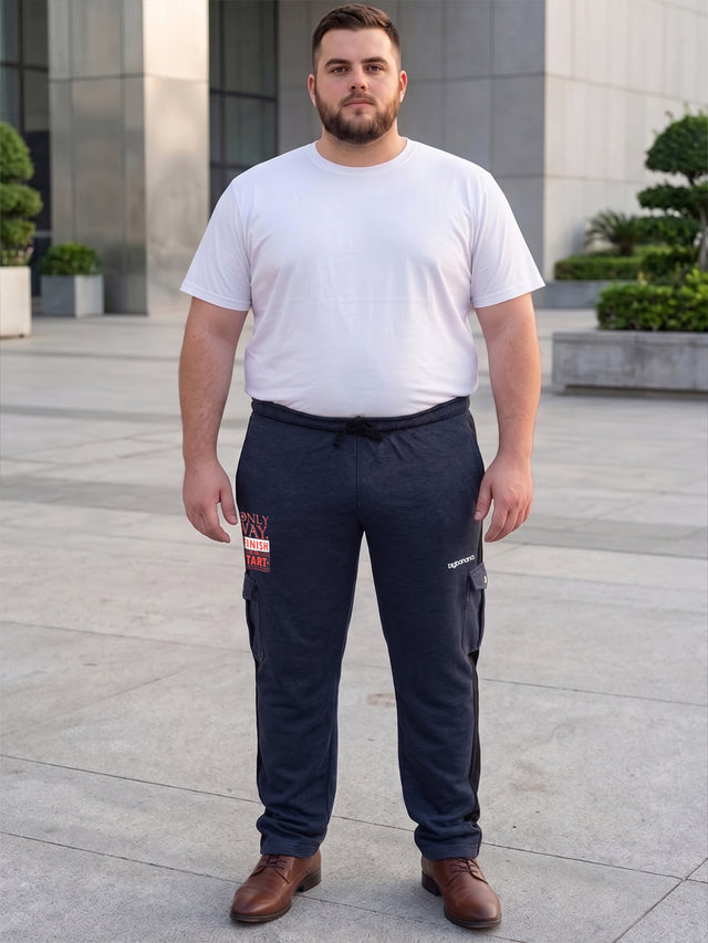 Men Plus Size Marlo Printed Trackpant