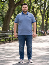 Men Plus Size Pacific Solid Polo Tshirt