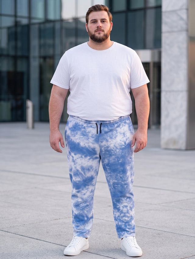 Men Plus Size Snoozure Multi Printed Trackpant
