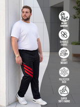 Men Plus Size Lami Colorblock Trackpant