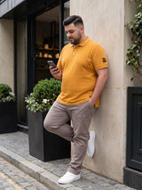Men Plus Size Chiko Printed Polo Tshirt