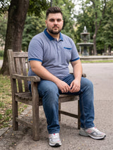 Men Plus Size Pacific Solid Polo Tshirt