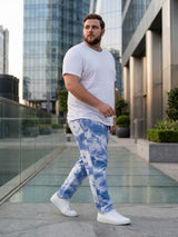 Men Plus Size Snoozure Multi Printed Trackpant